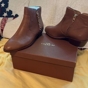 Coach dress ankle boots
